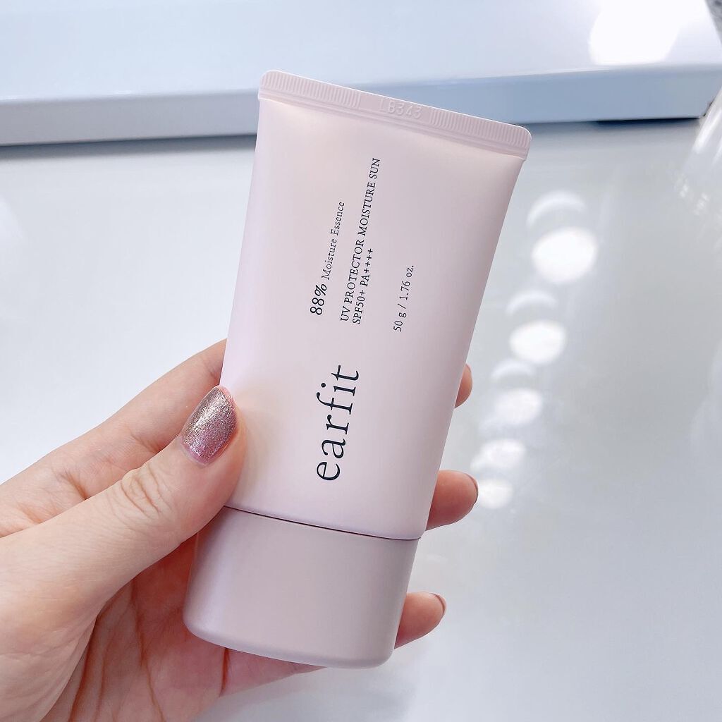 UVプロテクターモイスチャーサン/earfit/日焼け止めクリームを使ったクチコミ（1枚目）