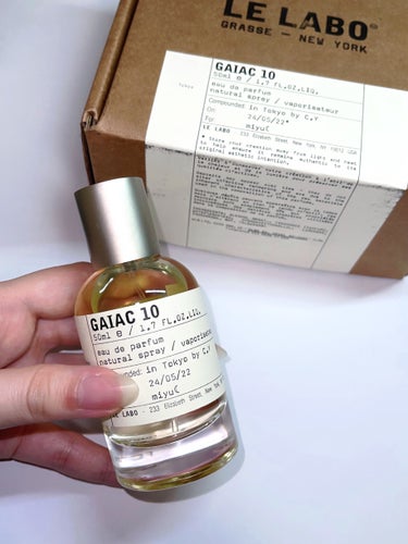 LE LABO GAIAC10のクチコミ「【モテ香水】唯一無二の色気のある香り🤍

◇ LE LABO ： GAIAC10


ルラボの.....」（3枚目）