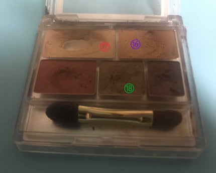 カラーパウダーアイブロウ/ヘビーローテーション/パウダーアイブロウを使ったクチコミ(2枚目)