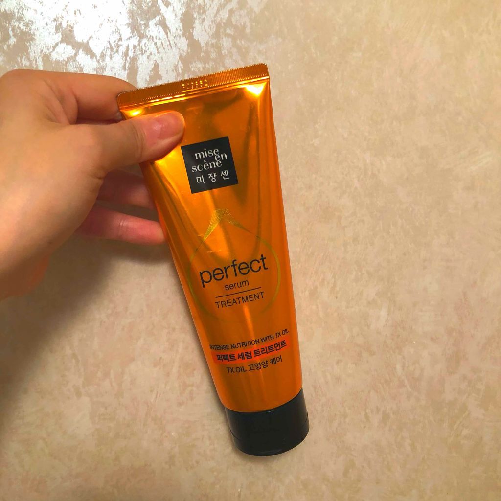 ダメージリペア ヘアセラム/miseenscene/ヘアオイルを使ったクチコミ(1枚目)