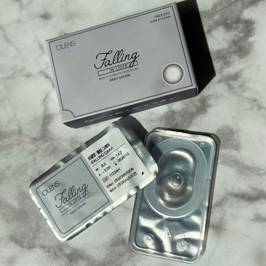 OLENS Falling (フォーリング)のクチコミ「POPLENSのFalling。ブラウン、チョコに続いて追加になったのはやっぱりGray！

.....」（2枚目）