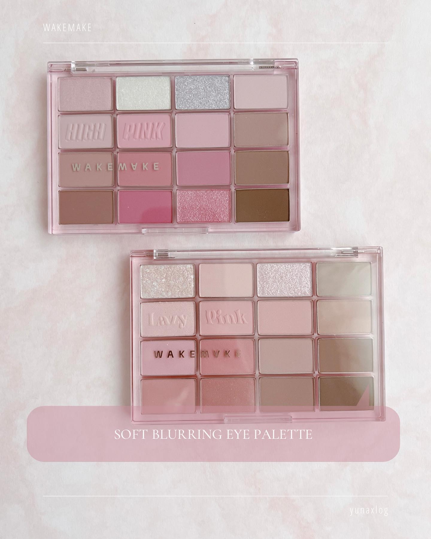 ソフトブラーリングアイパレット/wakemake/アイシャドウパレットを使ったクチコミ（3枚目）