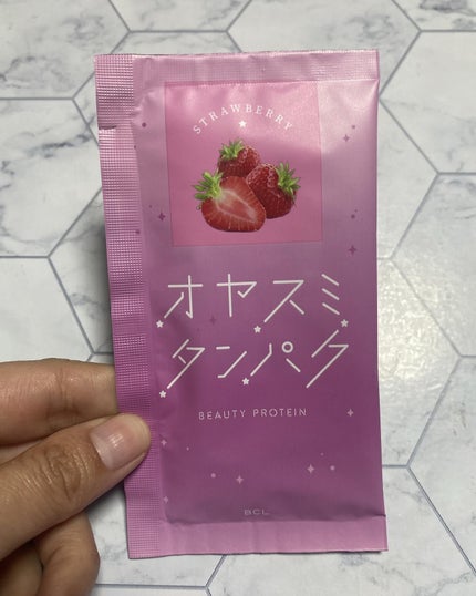 ふうせん @フォロバ100% on LIPS 「オヤスミ前に肌に栄養補給!オヤスミタンパクイチゴ味/ココア味/..」(4枚目)