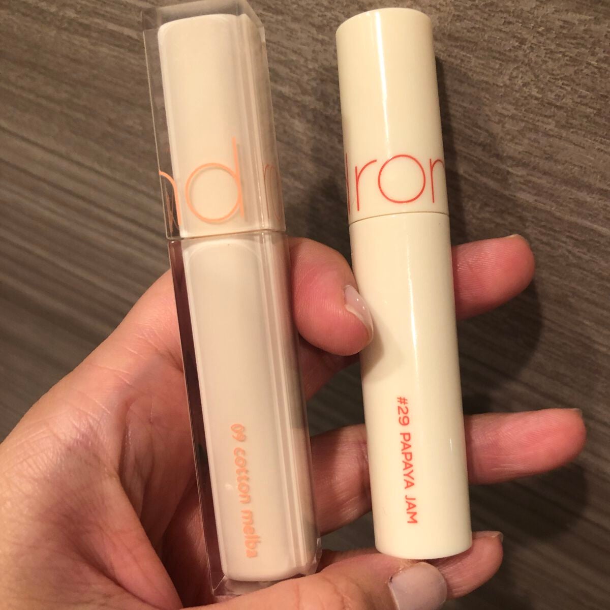 ジューシーラスティングティント/rom&nd/リップティントを使ったクチコミ(1枚目)