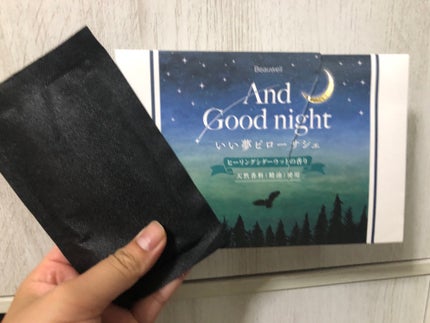 アンドグッドナイトピローサシェ/ビューウェル/その他を使ったクチコミ(1枚目)