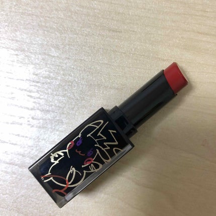 ルージュ アンリミテッド ラッカーシャイン<2019年クリスマスコフレ限定>/shu uemura/口紅を使ったクチコミ(2枚目)