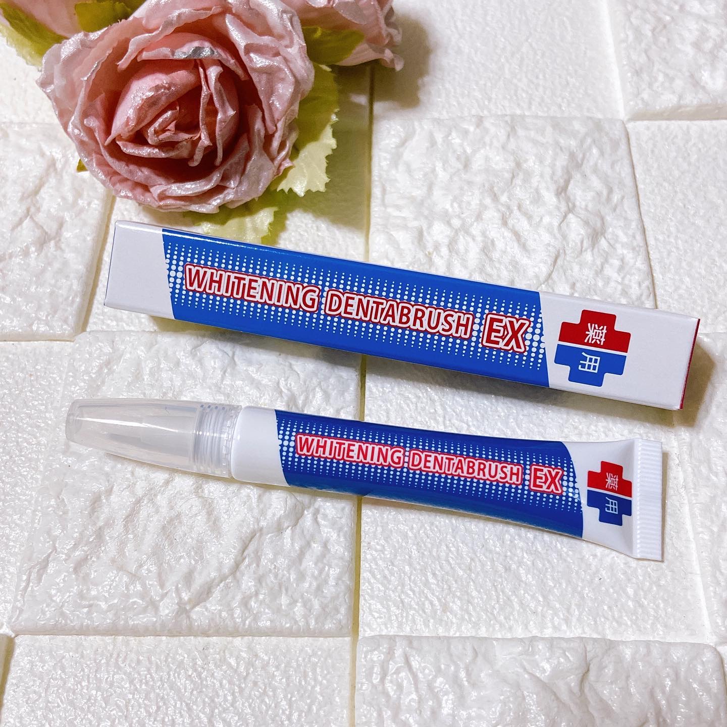 薬用ホワイトニング デンタブラッシュ EX/シーヴァ/その他オーラルケアを使ったクチコミ（1枚目）