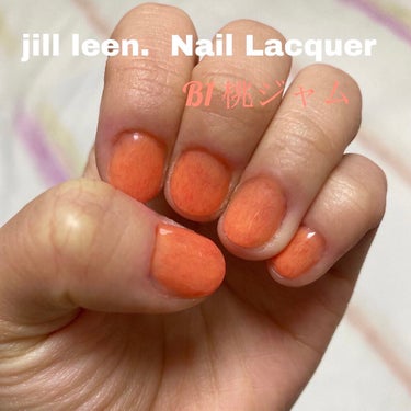 jill leen.  Nail Lacquer   ~B1 桃ジャム🍑✨~

別の物を買う目的でロフトに行った時に見つけ、
色味と繊維が入ってて桃そっくりな見た目に一目惚れ
して購入しました😆

実際