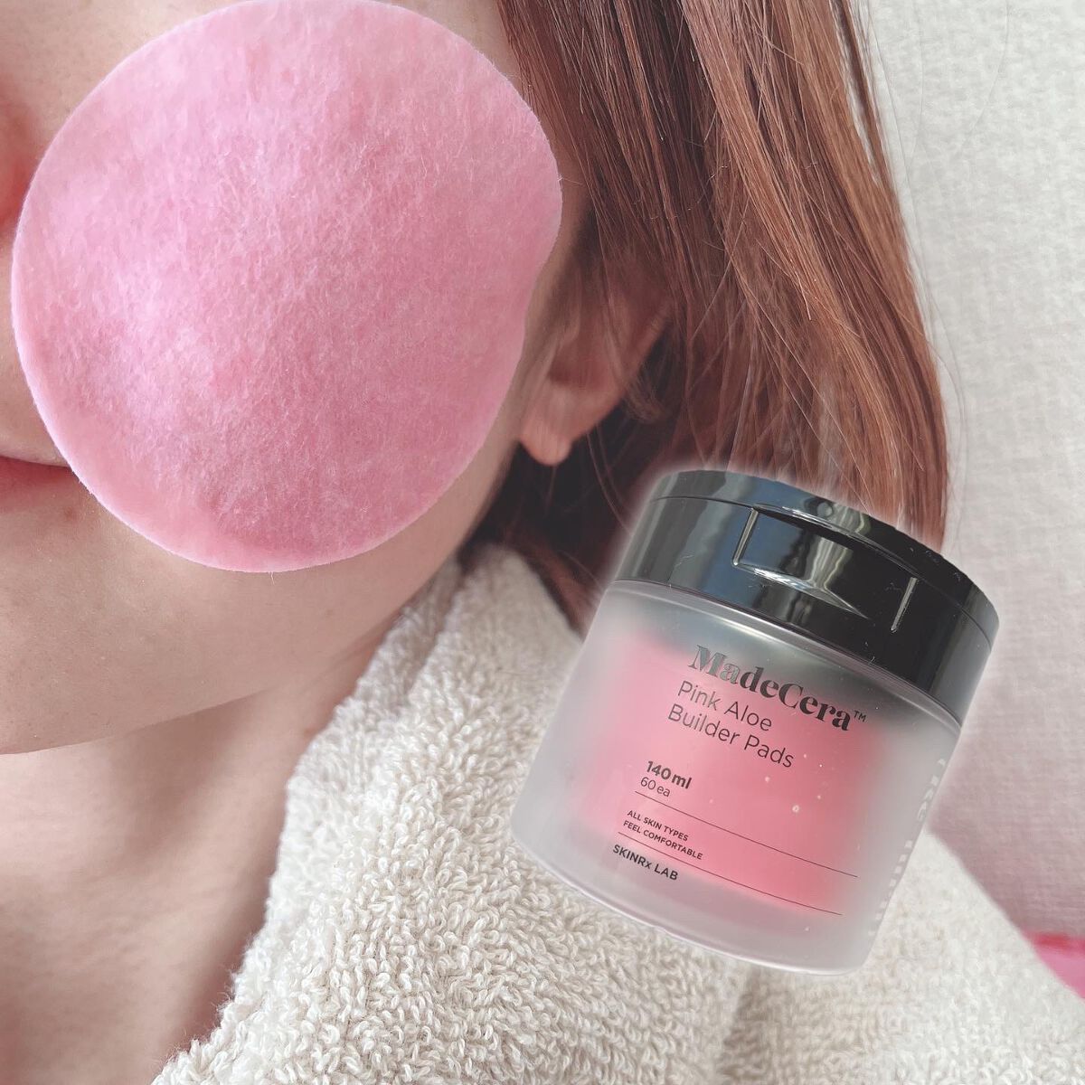 マデセラピンクアロエビルダートナーパッド/SKINRx LAB/トナーパッドを使ったクチコミ(1枚目)