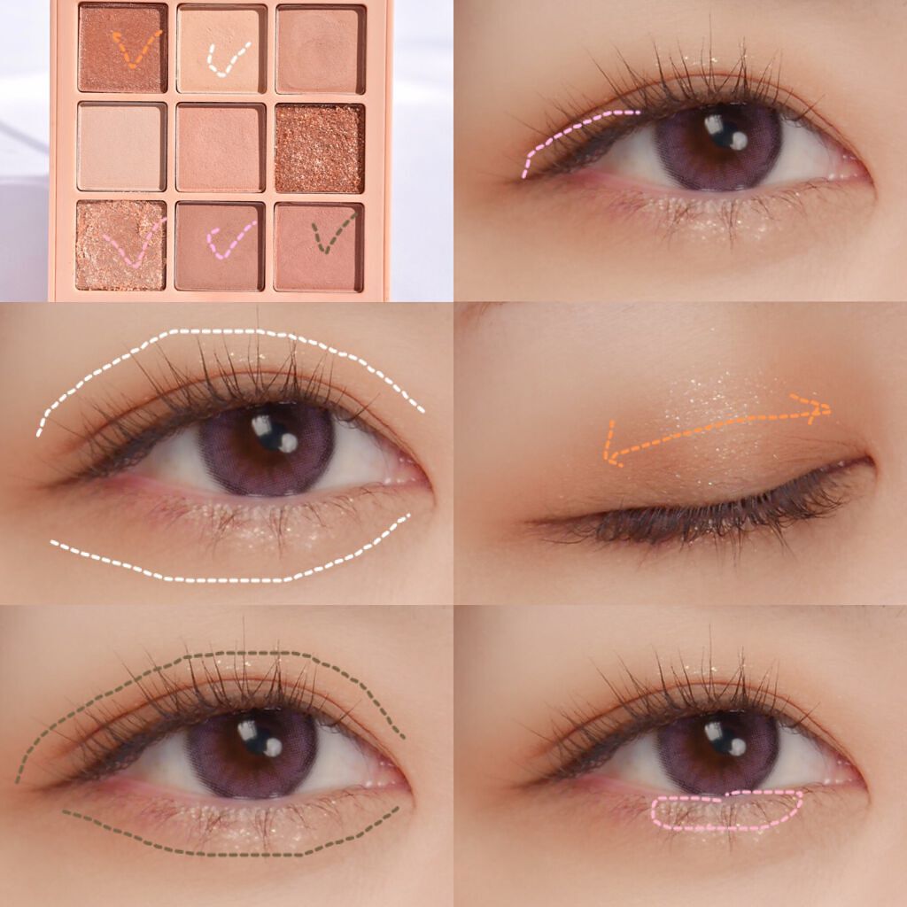 シャドウパレット/dasique/アイシャドウパレットを使ったクチコミ(7枚目)