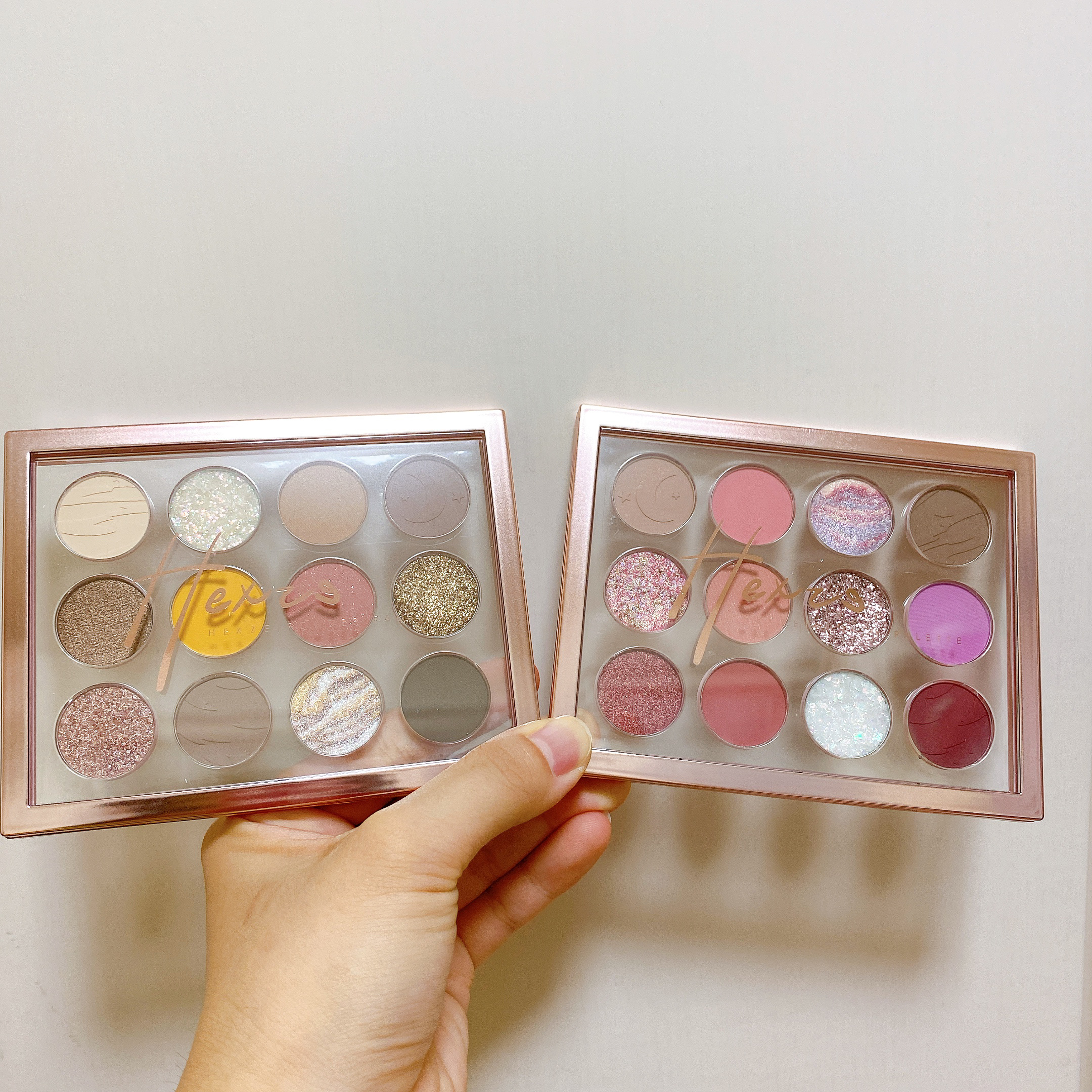 Hexze 12色 アイシャドウパレット プロアイ パレット アイプランナーパレット メイクパレット 高発色/HEXZE（ヘックスゼ）/アイシャドウパレットを使ったクチコミ（1枚目）