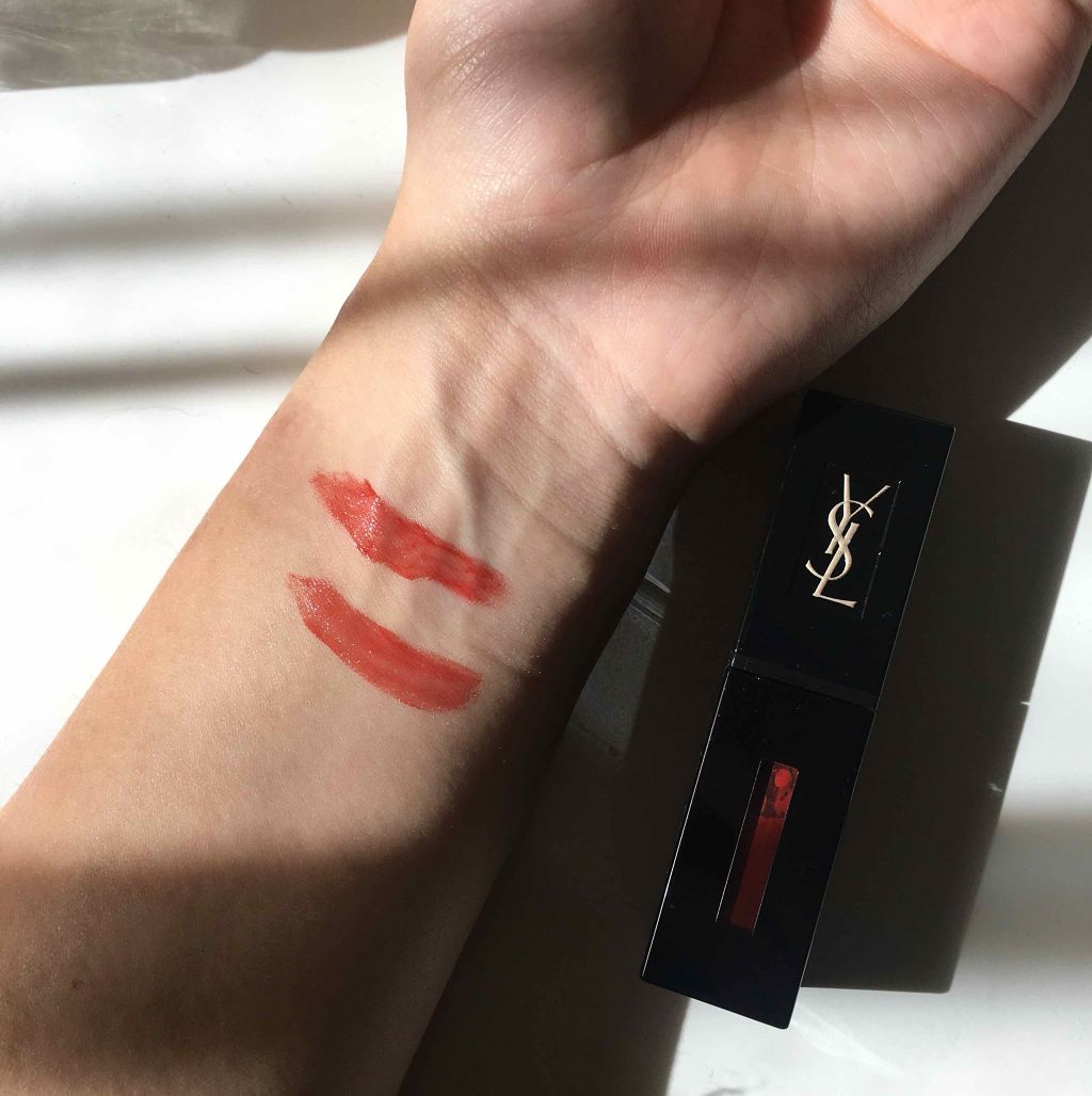 ルージュ ピュールクチュール ヴェルニ ヴィニルクリーム/YVES SAINT LAURENT BEAUTE/口紅を使ったクチコミ（1枚目）
