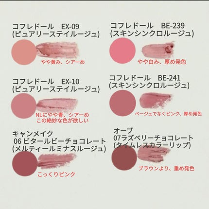 ピュアリーステイルージュ/コフレドール/口紅を使ったクチコミ(2枚目)
