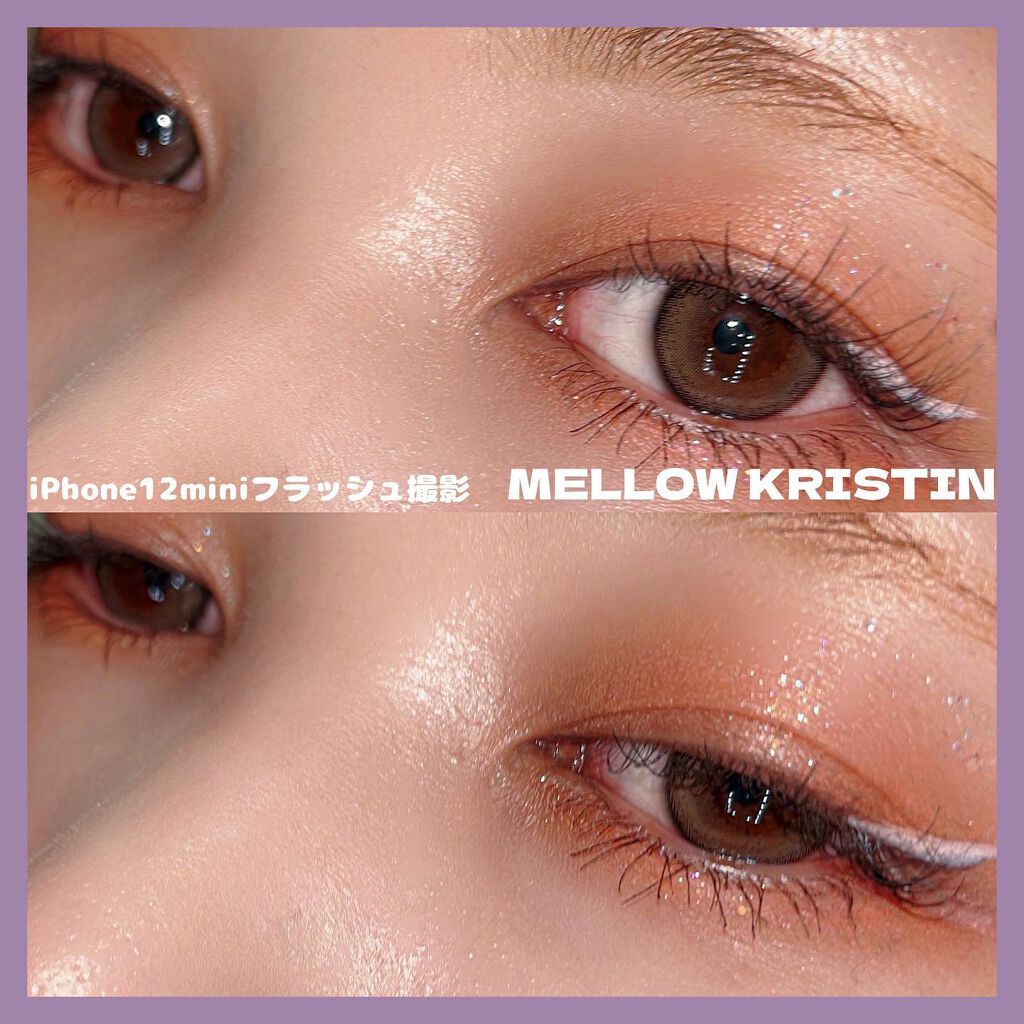 Mellow Kristin/Hapa kristin/カラーコンタクトレンズを使ったクチコミ(4枚目)