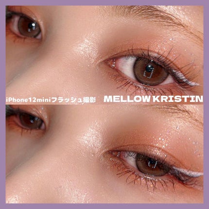 Mellow Kristin/Hapa kristin/カラーコンタクトレンズを使ったクチコミ(4枚目)