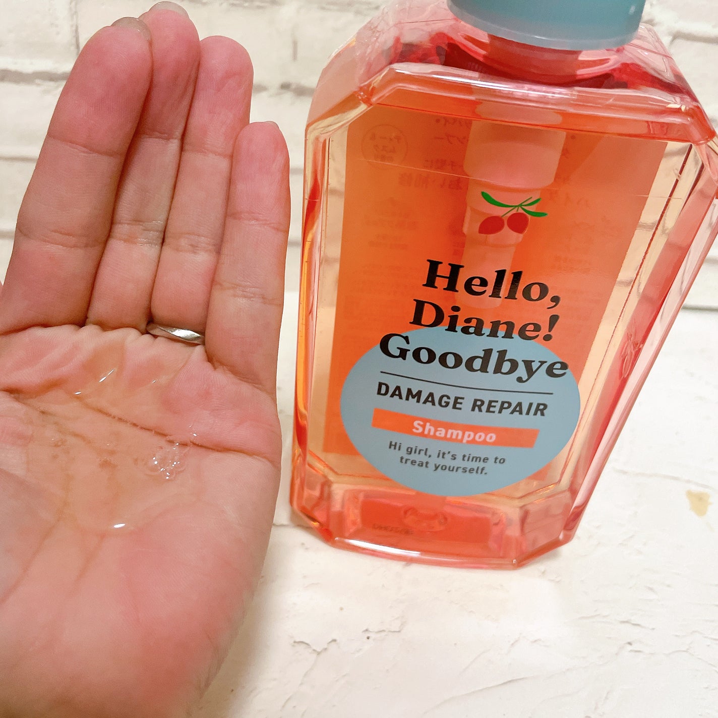 ハローダイアン グッバイ ダメージリペア シャンプー/トリートメント/ダイアン/市販シャンプーを使ったクチコミ(2枚目)