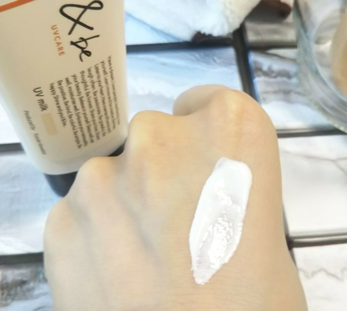 &be UVミルク/＆be/日焼け止めミルクを使ったクチコミ（3枚目）