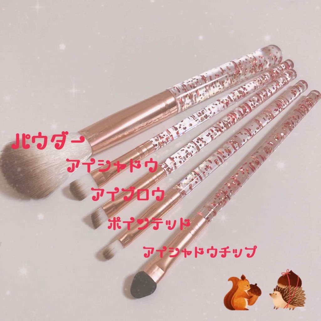 メイクブラシセット/3COINS/メイクブラシを使ったクチコミ(2枚目)