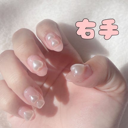 ノンワイプトップコート/セリア/ジェルネイルを使ったクチコミ(3枚目)