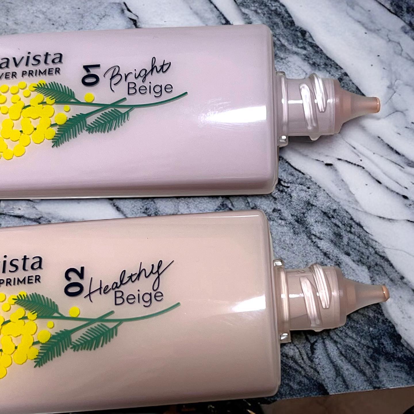 プリマヴィスタ ジャストワン フィニッシュ 01 ブライトベージュ 限定デザイン(ミモザ)/プリマヴィスタ/BBクリームを使ったクチコミ（3枚目）