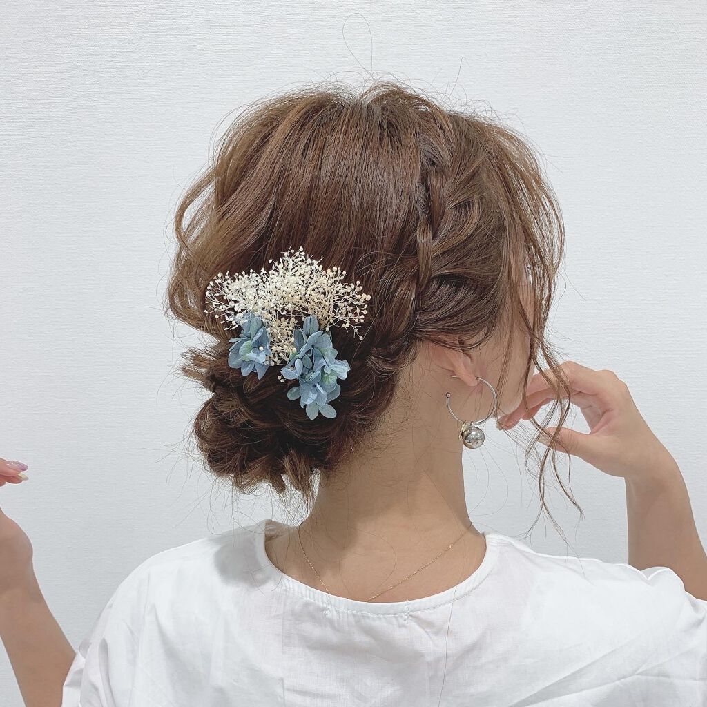 hibiai on LIPS 「.結婚式予定の方が徐々に増えてきました👏💕参列の方のヘアセッ..」(6枚目)