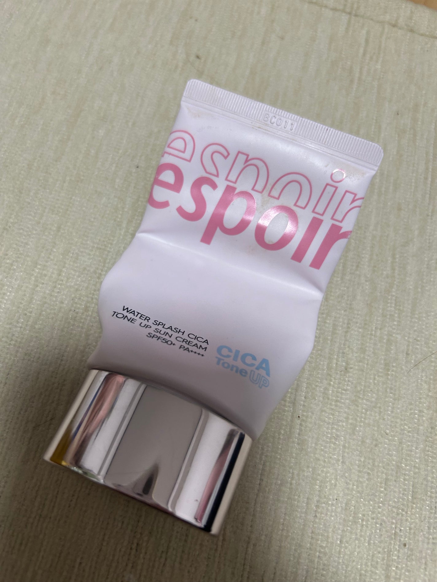 ウォータースプラッシュシカトーンアップクリーム/espoir/化粧下地を使ったクチコミ(1枚目)