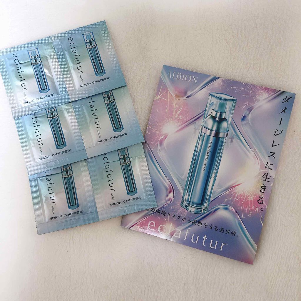 ALBION エクラフチュール dのクチコミ「💖ALBION エクラフチュール

洗顔した後、すぐにこの美容液をつけます。その後化粧水など、.....」（1枚目）