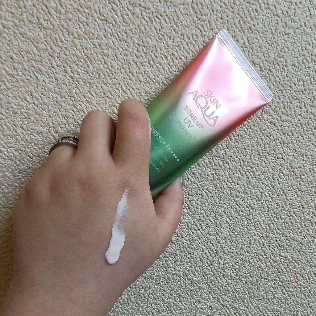 スキンアクア トーンアップUVエッセンス/スキンアクア/日焼け止めクリームを使ったクチコミ（2枚目）