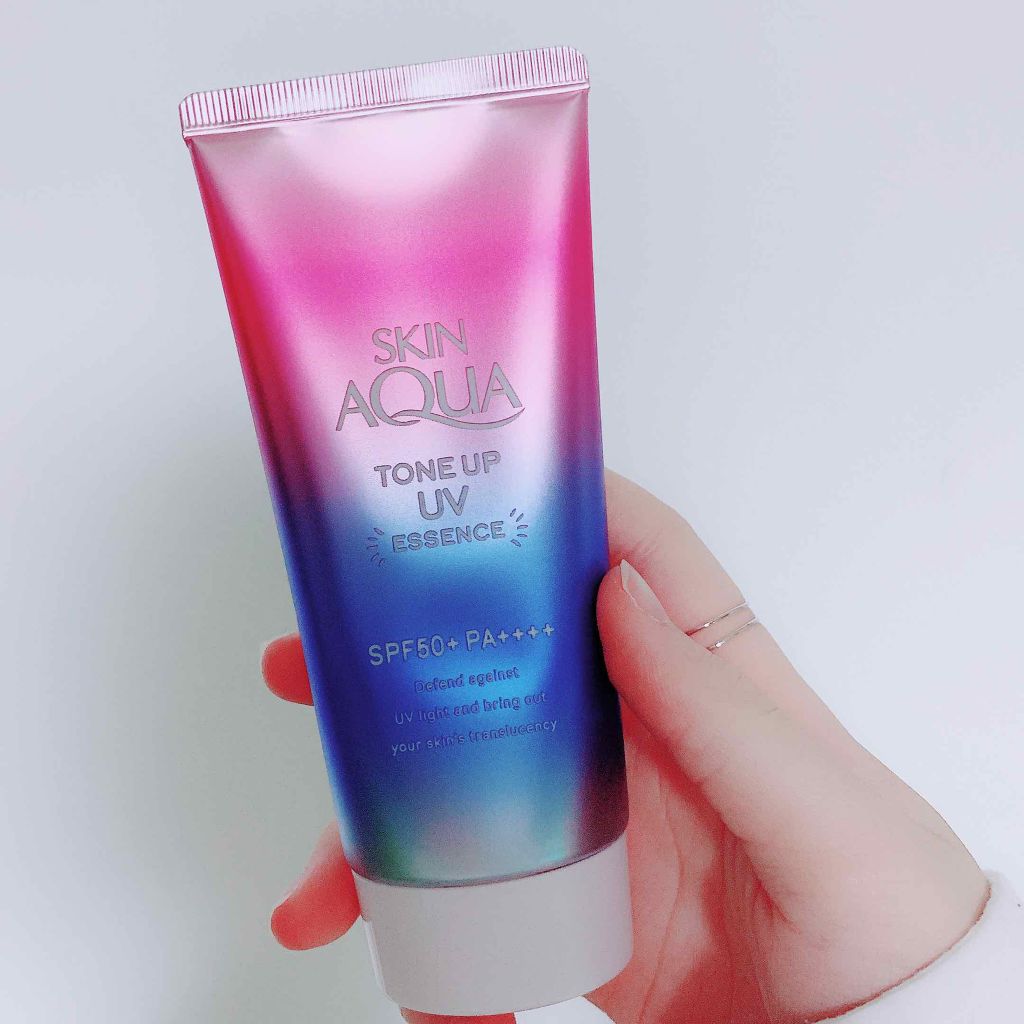 スキンアクア トーンアップUVエッセンス/スキンアクア/日焼け止めクリームを使ったクチコミ(3枚目)