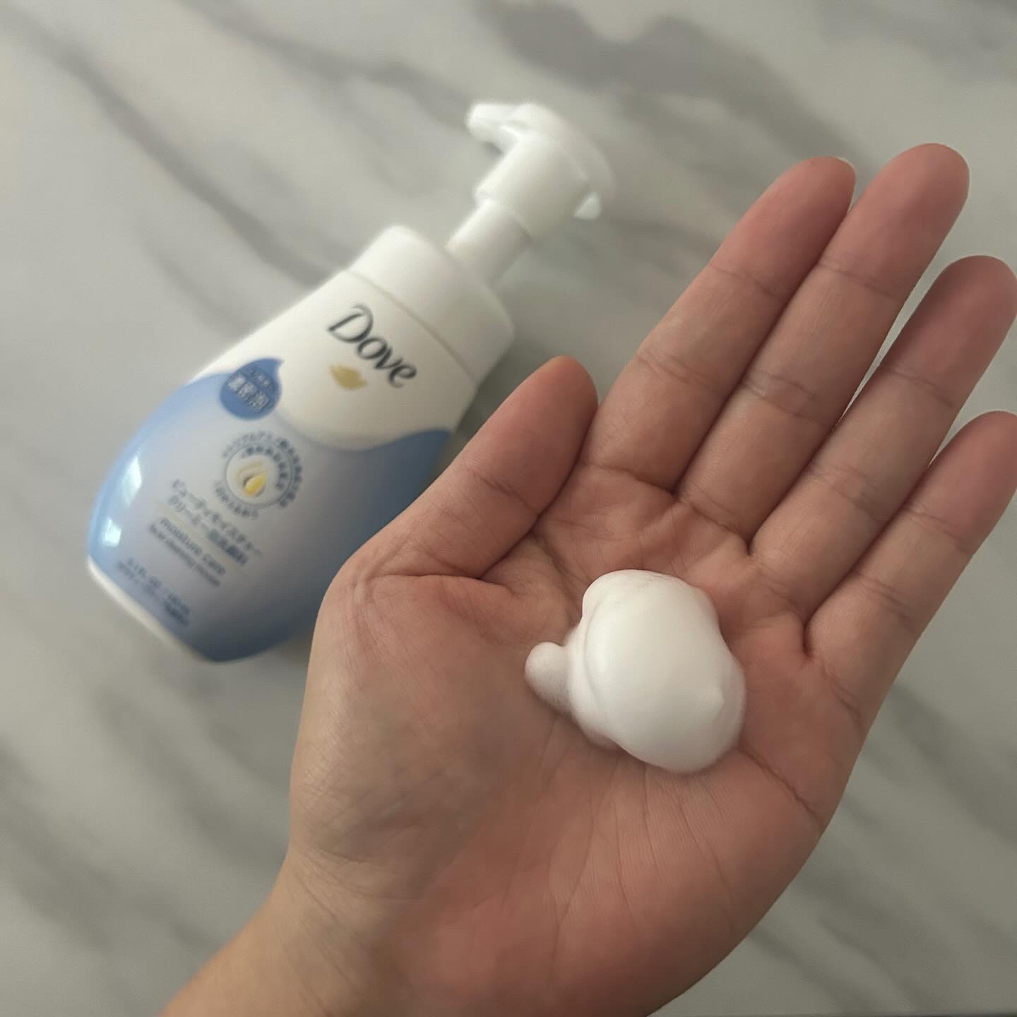 ビューティモイスチャー クリーミー泡洗顔料/ダヴ/泡洗顔を使ったクチコミ（3枚目）