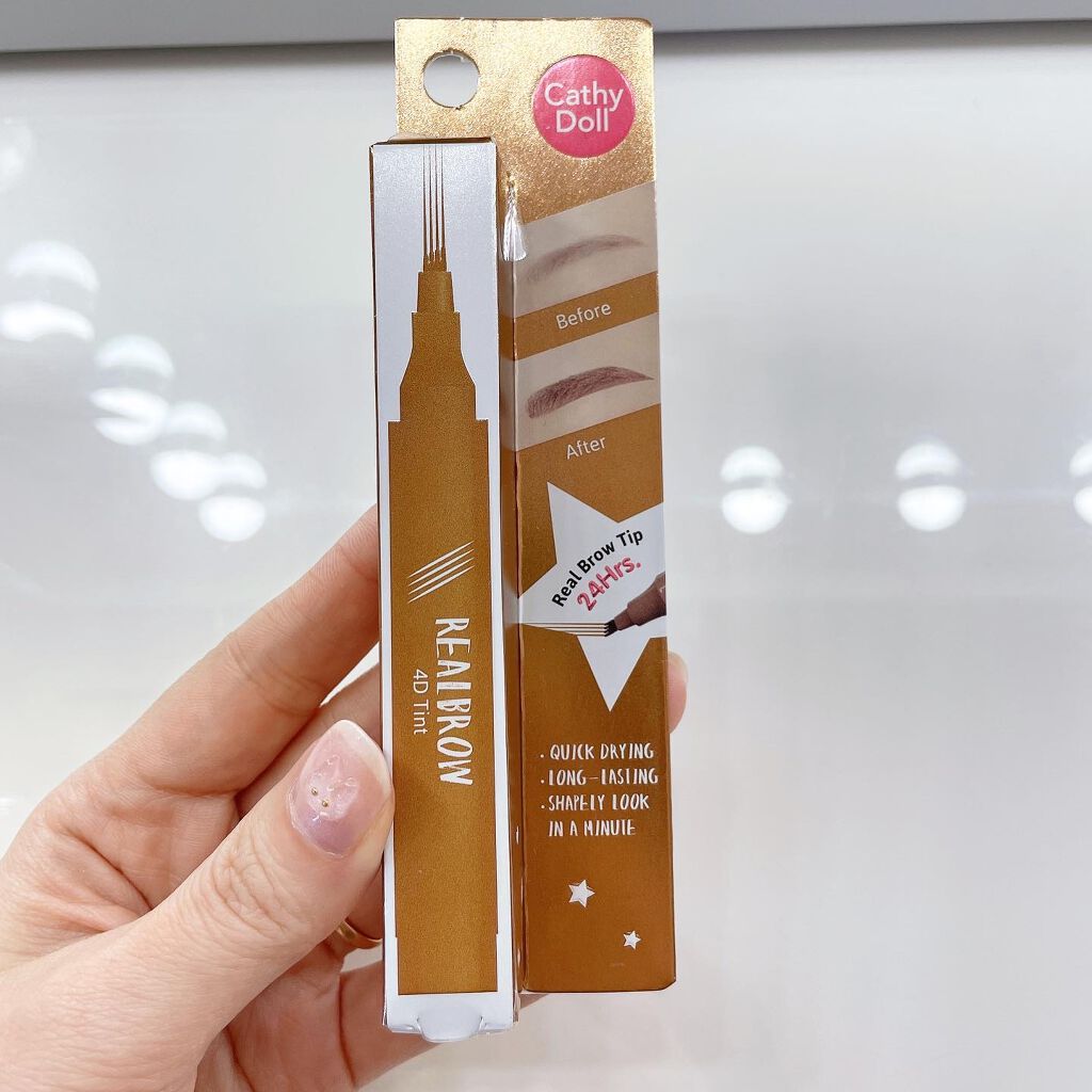 4Dリアル眉ティント/CathyDoll/眉ティントを使ったクチコミ（2枚目）