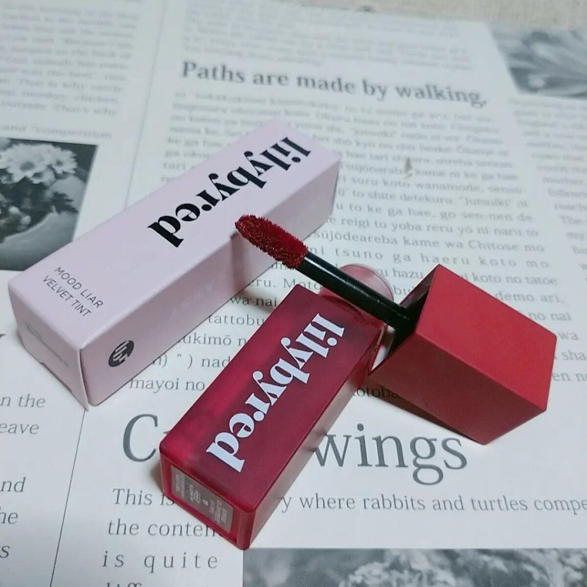 ムードライアー ベルベットティント/lilybyred/リップティントを使ったクチコミ(1枚目)