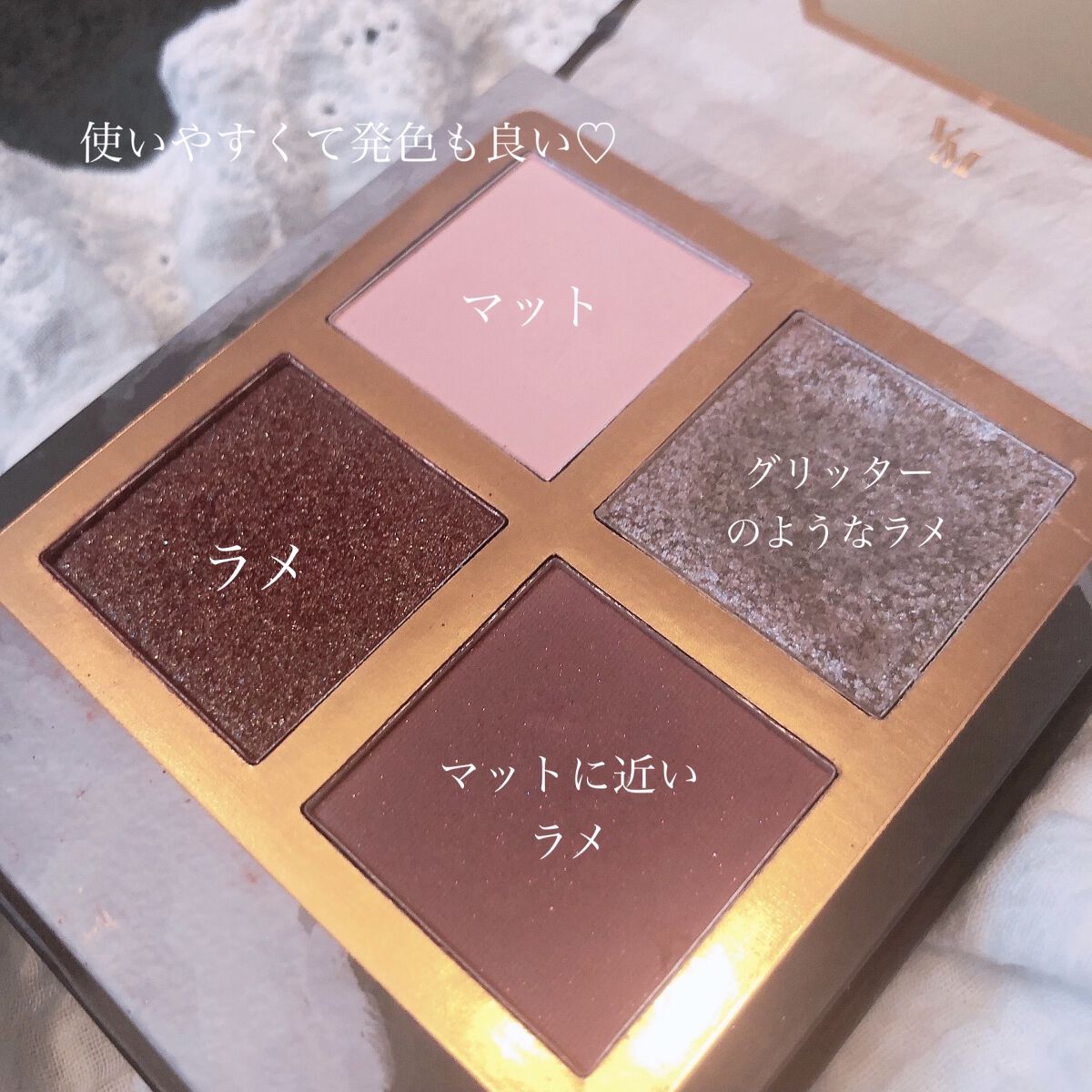 Venus Marble アイシャドウキャットシリーズ/Venus Marble/アイシャドウパレットを使ったクチコミ（2枚目）