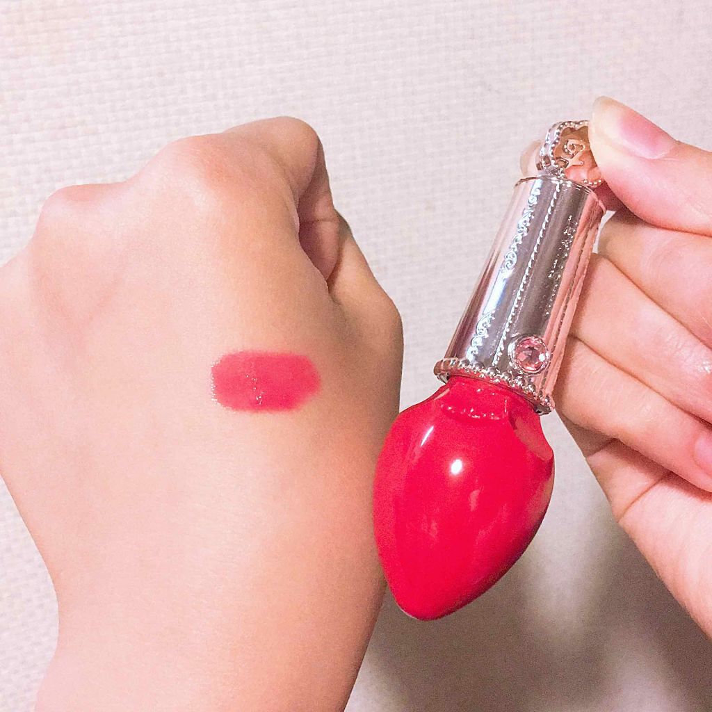 フォーエヴァージューシー オイルルージュ ティント/JILL STUART/リップティントを使ったクチコミ（2枚目）