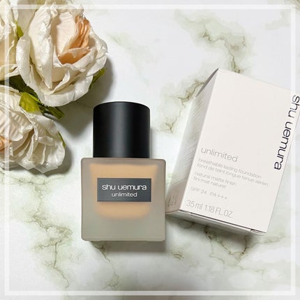 (旧)アンリミテッド ラスティング フルイド/shu uemura/リキッドファンデーションを使ったクチコミ(1枚目)