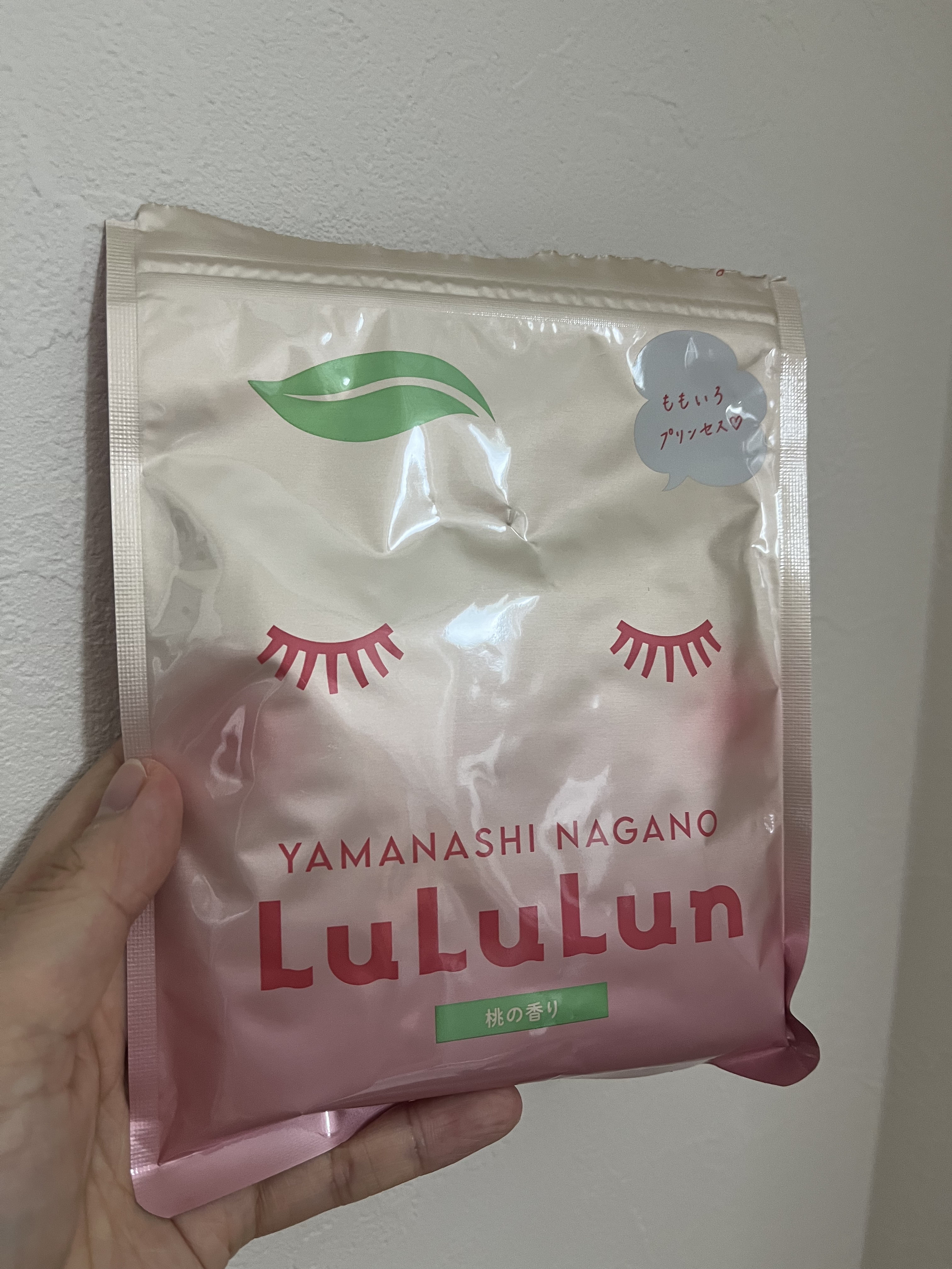 山梨・長野ルルルン（桃の香り）/ルルルン/シートマスク・パックを使ったクチコミ（1枚目）