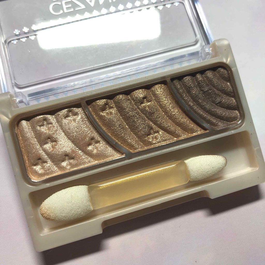 トーンアップアイシャドウ/CEZANNE/アイシャドウパレットを使ったクチコミ(2枚目)