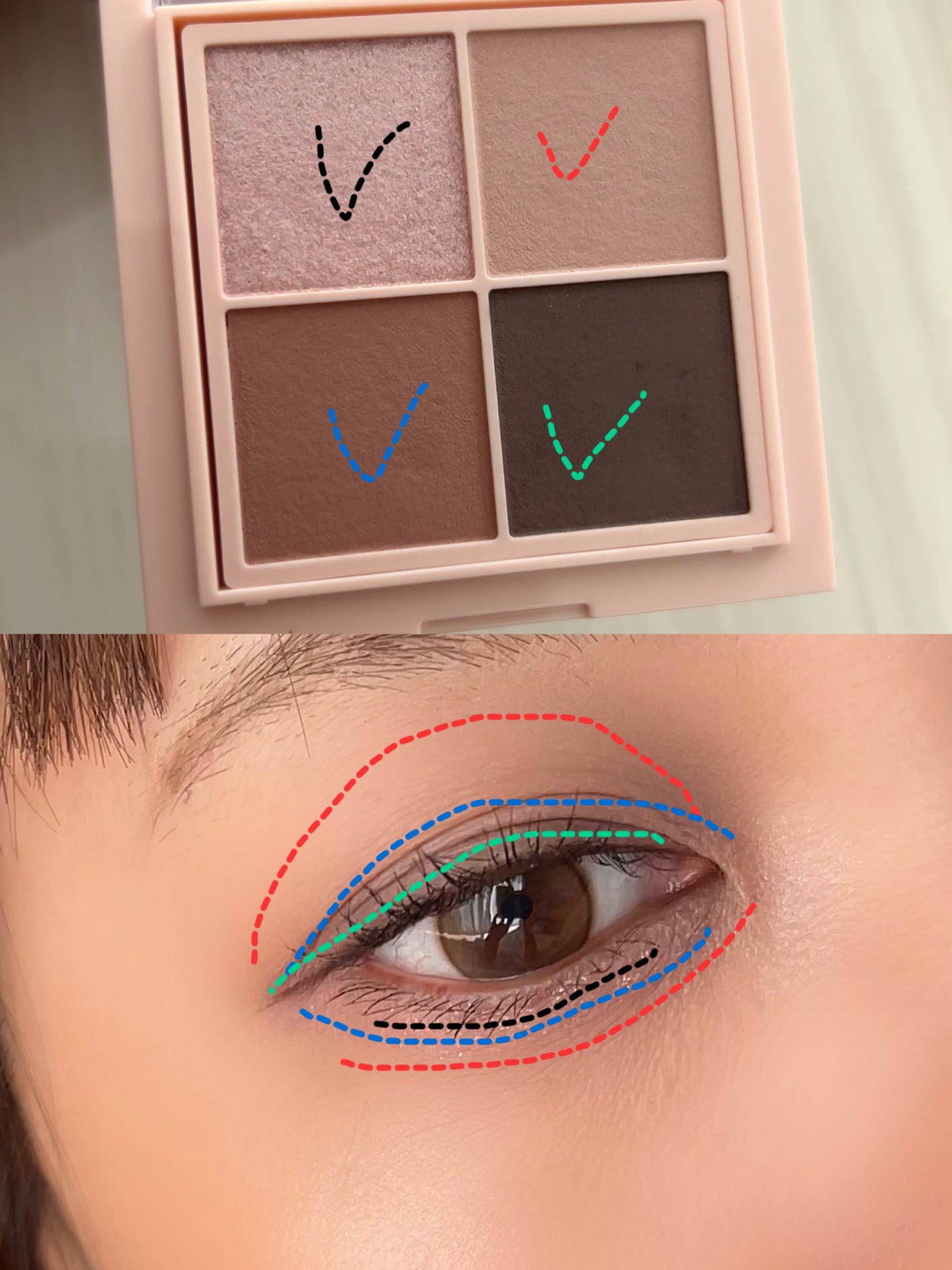 シャインオンステージアイパレット/upink/アイシャドウパレットを使ったクチコミ(5枚目)