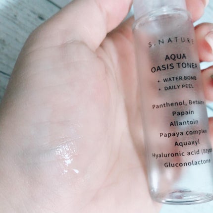 AQUA oasis toner/S.NATURE/化粧水を使ったクチコミ(2枚目)