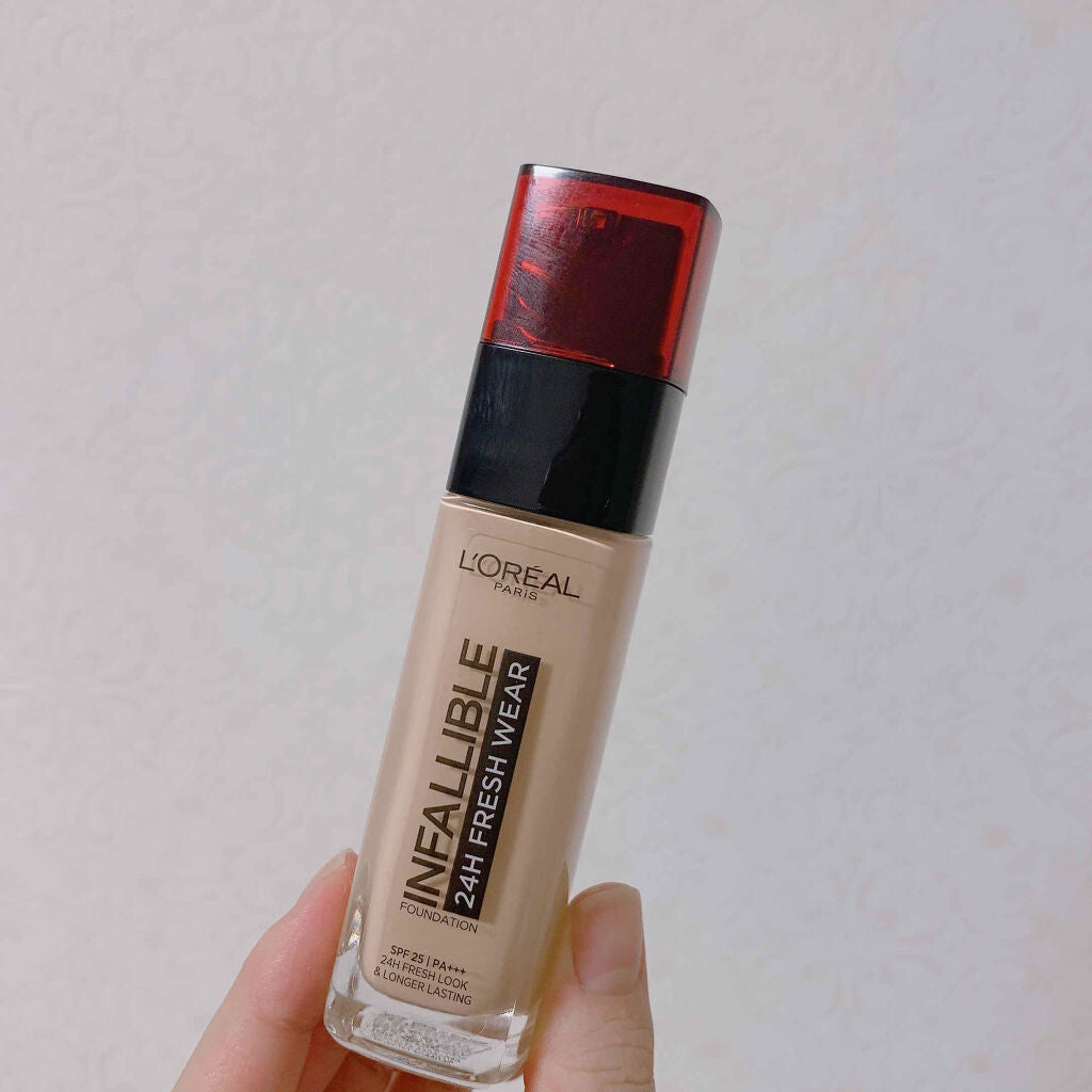 インファリブル フレッシュウェア ファンデーション/ロレアル パリ/リキッドファンデーションを使ったクチコミ(2枚目)