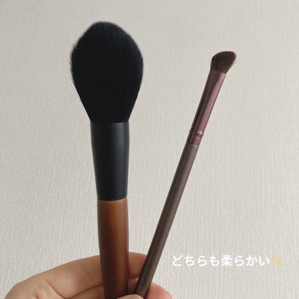 メイクブラシ 馬毛/DAISO/その他化粧小物を使ったクチコミ(2枚目)