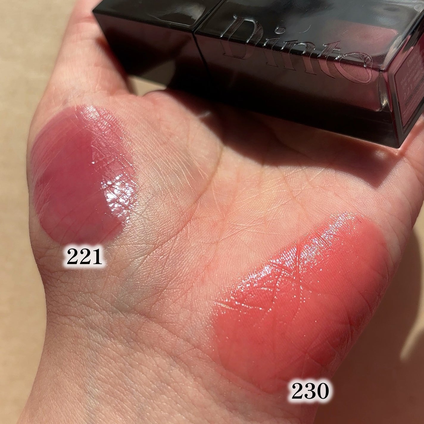 ブラーグロイリップティント/Dinto/リップティントを使ったクチコミ(2枚目)