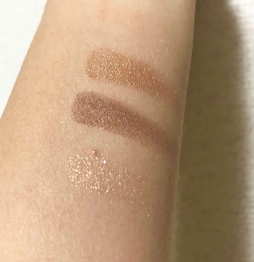 ジューシーピュアアイズ 02 ハッピーサニーブラウン/キャンメイク/アイシャドウパレットを使ったクチコミ（3枚目）