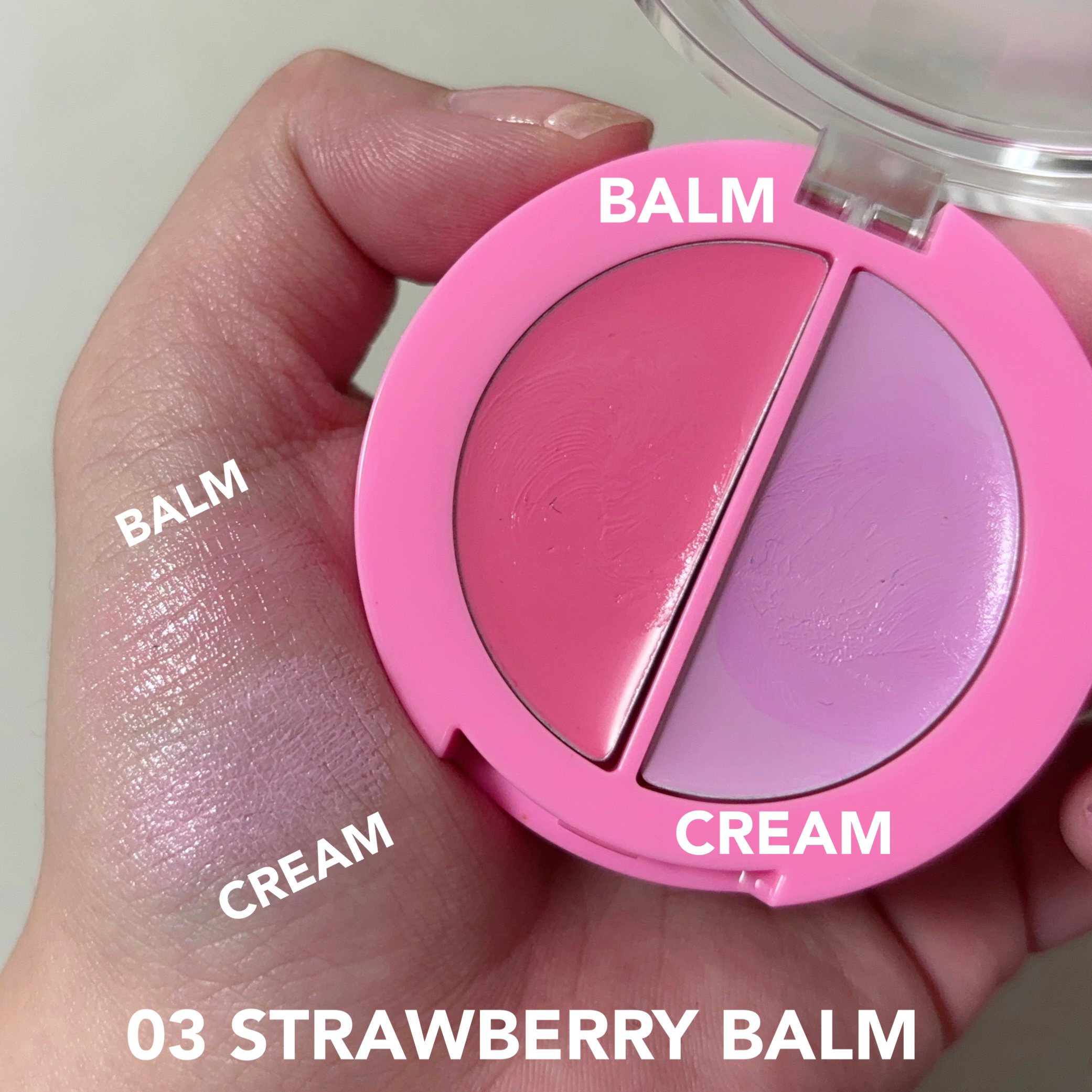 リップ＆チークヘルシーバーム/AMUSE/ジェル・クリームチークを使ったクチコミ（3枚目）