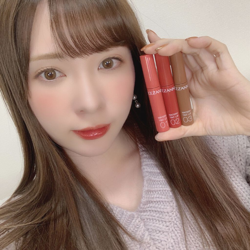ウォータリーティントリップ/CEZANNE/リップティントを使ったクチコミ（2枚目）