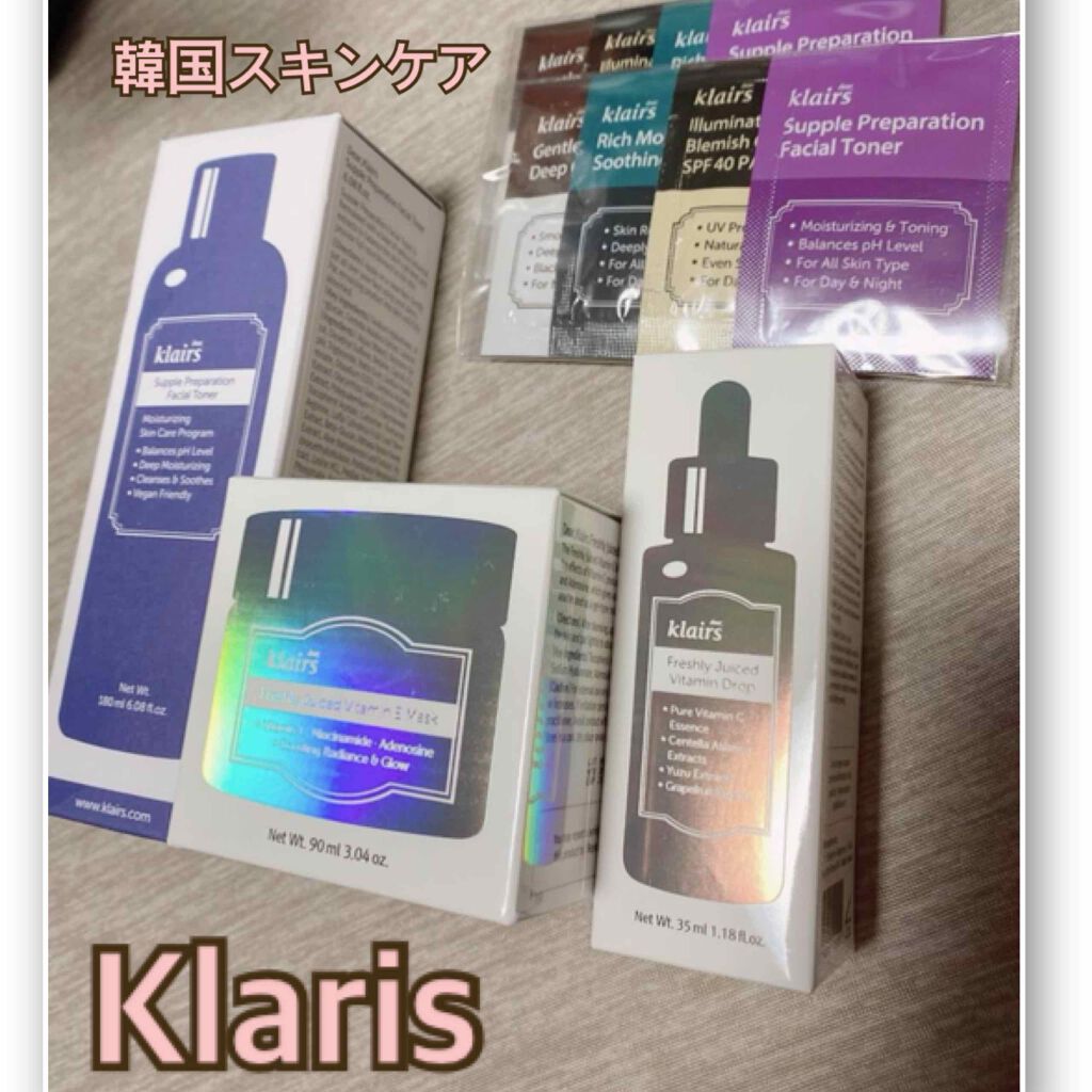 サプルプレパレーションフェイシャルトナー(180ml)/Klairs/化粧水を使ったクチコミ（1枚目）