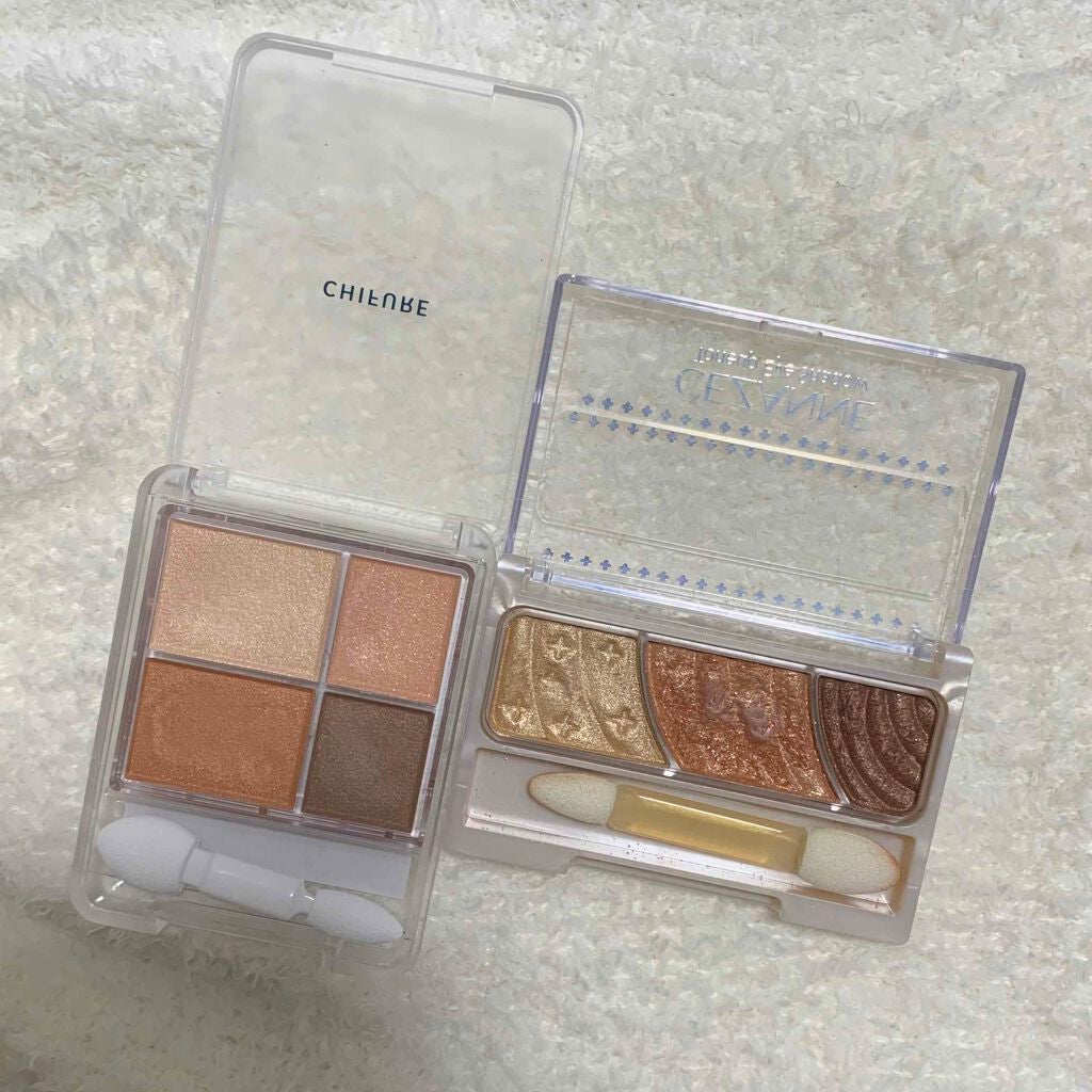 トーンアップアイシャドウ/CEZANNE/アイシャドウパレットを使ったクチコミ(2枚目)