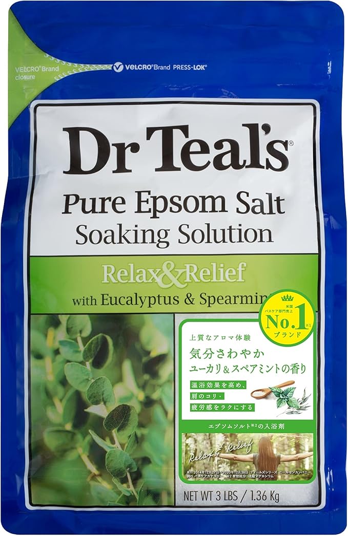 ティールズ ピュアエプソムソルト ユーカリ&スペアミントの香り