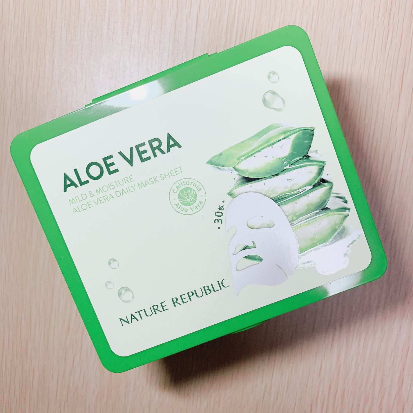 マイルド&モイスチャーアロエデイリーシートマスク/ネイチャーリパブリック/シートマスク・パックを使ったクチコミ(1枚目)