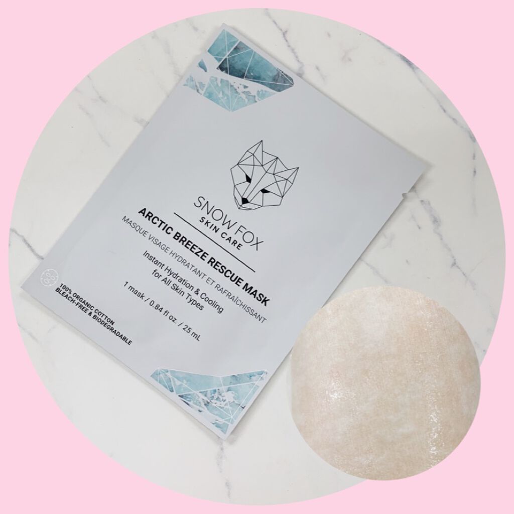 アークティック ブリーズ レスキュー マスク/SNOW FOX SKINCARE/シートマスク・パックを使ったクチコミ(4枚目)